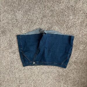 torrid Dark Blue Denim Mini Skirt Panel